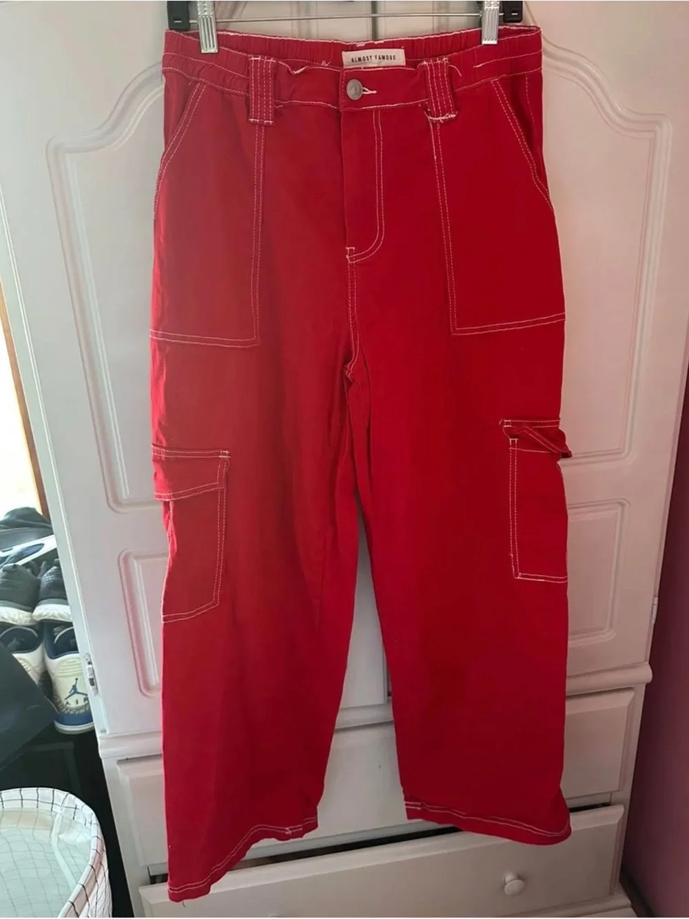 Almost Famous red Skater Cargo Pants (Size XL)
